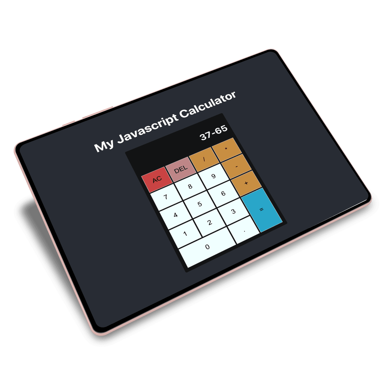 FreeCodeCamp Calculator Project Mockup